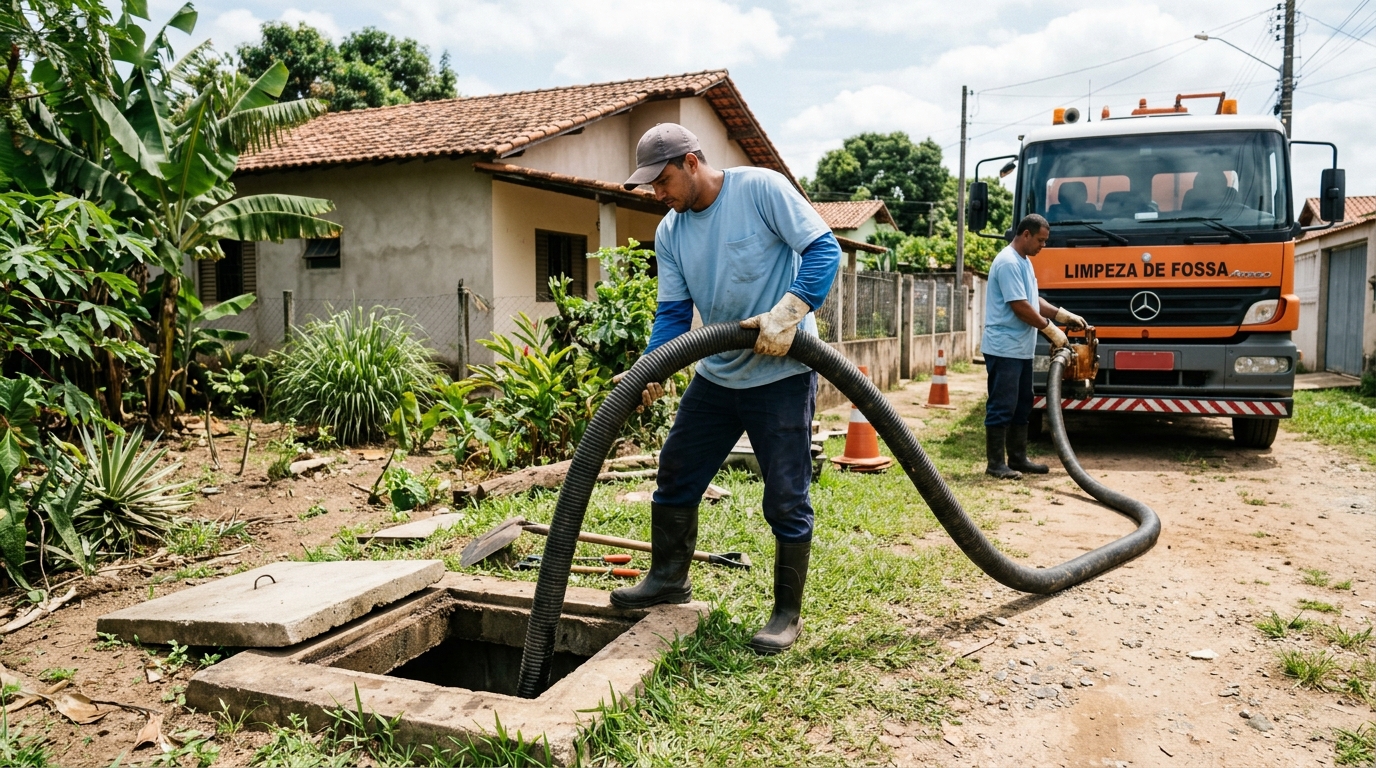 Desentupimento de Fossa em Santos‑SP