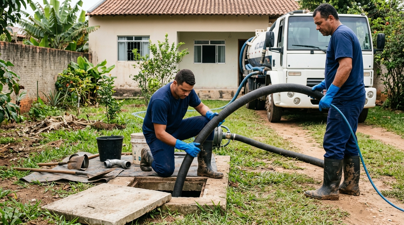Sucção de Fossa em Santos‑SP